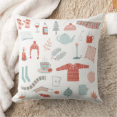 レトロスカンジナビアハイゲ クッション (ブランケット)