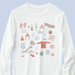 レトロスカンジナビアハイゲ Tシャツ<br><div class="desc">このおもしろいスカンジナビアスタイルデザインは、あなたの人生にハイゲのtouchを追加するための完璧な方法である。暖かく居心地の良い冬のデザインで、赤面ピンクとセージの緑のアクセントが特徴。オリジナルアートby Nic Squirrell.</div>