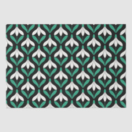 レトロスカンジミッドセンチュリーモダンスノードロップパターン 薄葉紙