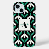 レトロスカンジミッドセンチュリーモダンスノードロップパターン Case-Mate iPhoneケース (裏面)