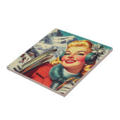 レトロスキーガール タイル (側面)