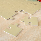 レトロスキーグラマーヴィンテージウィンターアドベンチャー ジグソーパズル (側面)