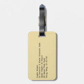 レトロスキーグラマーヴィンテージウィンターアドベンチャー ラゲッジタグ (裏面縦)