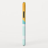 レトロスキーデザインと雪景色 Case-Mate iPhoneケース (裏面/右)