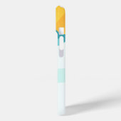 レトロスキーデザインと雪景色 Case-Mate iPhoneケース (裏面 / 左)