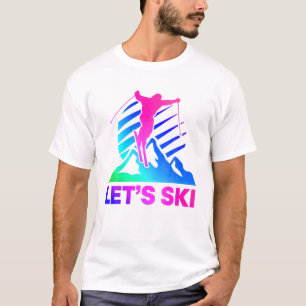 レトロスキーヴィンテージ80S 90Sスキー場 Tシャツ