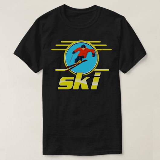 レトロスキー1 Tシャツ (デザイン正面)
