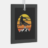 レトロスキー ガラスオーナメント (正面右)