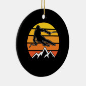 レトロスキー セラミックオーナメント (右)