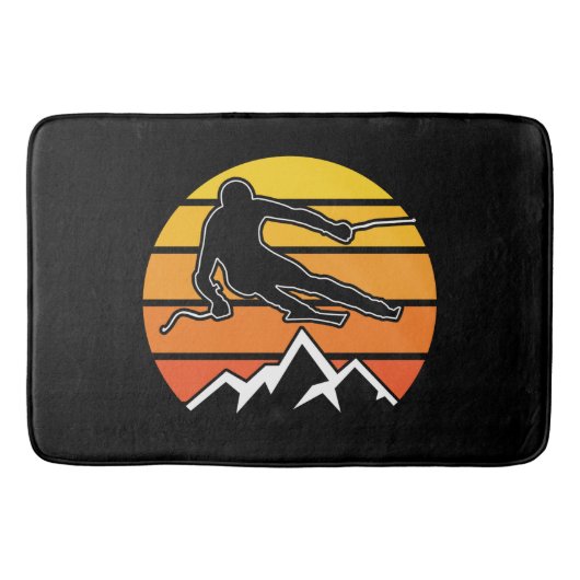 レトロスキー バスマット (正面)