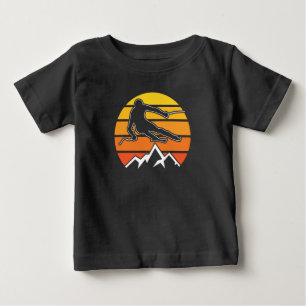 レトロスキー ベビーTシャツ