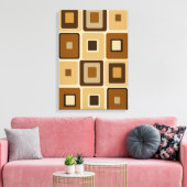 レトロスクエアオンキャンバス キャンバスプリント (インサイチュ (リビング))