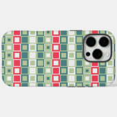 レトロスクエアブロック柄 Case-Mate iPhoneケース (裏面 (横))