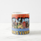 レトロスクラントンPAグリーティングマグ コーヒーマグカップ (中央)