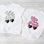 レトロスクリプトの妻パーティーバチェロレッテ Tシャツ