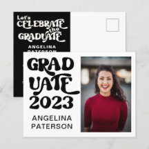 レトロスクリプト写真白黒の大学院パーティー