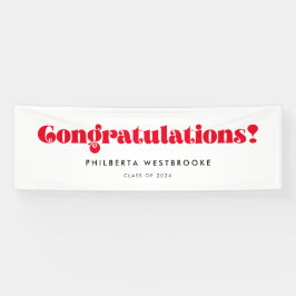 レトロスクリプト卒業パーティーおめでとう 横断幕