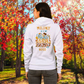 レトロスクリプト感謝の感謝賛美のカスタム パーカ