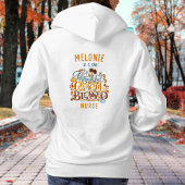 レトロスクリプト感謝の気持ちを持ってパーソナライズさ賛美れる パーカ