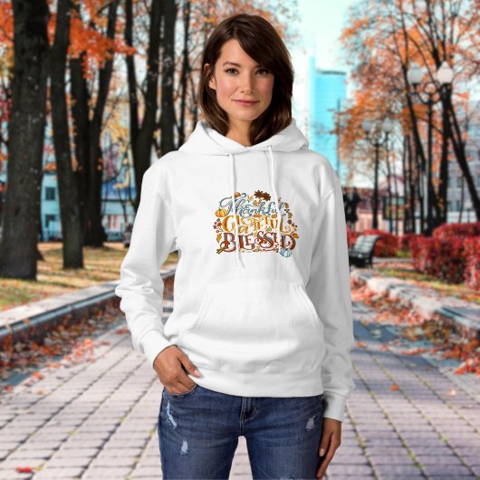 レトロスクリプト感謝の気持ちを持ってパーソナライズさ賛美れる パーカ