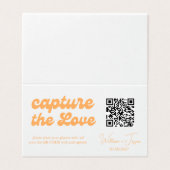 レトロスクリプトCapture The Love QR code card (外部フラット)