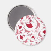 レトロスクーターのシルエット磁石 マグネット (正面/裏面)