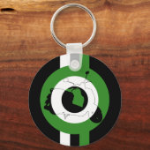 レトロスクーターモダンキーチェーン キーホルダー (正面)