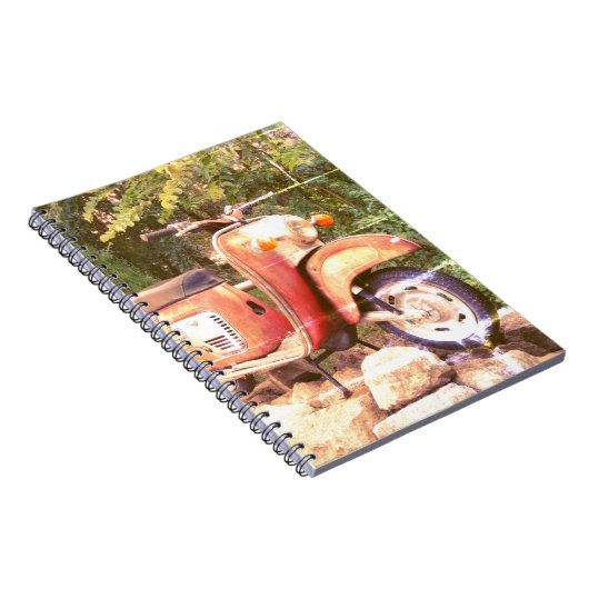 レトロスクーター写真ノート ノートブック (右側)