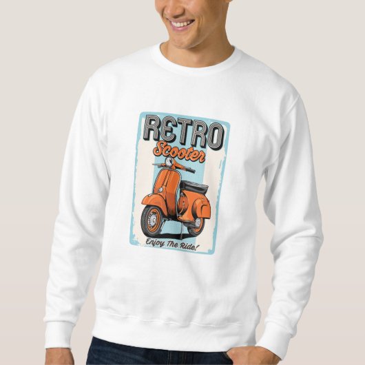 レトロスクーター スウェットシャツ (正面)