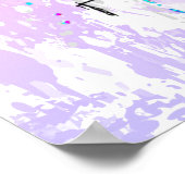 レトロスクーター – スタントスクーター – キックスタントスクーター ポスター (角)