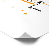 レトロスクーター – スタントスクーター – キックスタントスクーター ポスター (角)