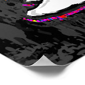 レトロスクーター – スタントスクーター – キックスタントスクーター ポスター (角)