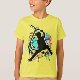 レトロスクーター – スタントスクーター – キックスタントスクーター Tシャツ