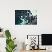 レトロスクーター ポスター (ホームオフィス)