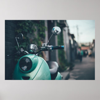 レトロスクーター ポスター