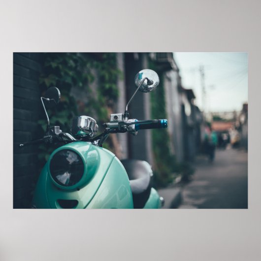 レトロスクーター ポスター (正面)