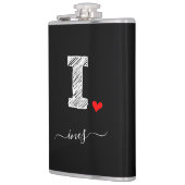 レトロスケッチモノグラムI、フラスコ フラスク (左)