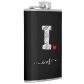 レトロスケッチモノグラムI、フラスコ フラスク (右)