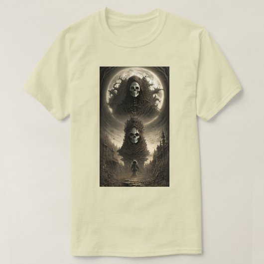 レトロスケルトンTシャツ Tシャツ (デザイン正面)