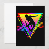 レトロスケーター 招待状 (正面/裏面)