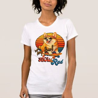 レトロスケートコーギー – Tony Bark™ –スモール＆ラッド Tシャツ