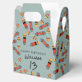 レトロスケートボードブルークールスケートボード誕生日 フェイバーボックス (オープン)