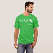 レトロスケートボードラブ Tシャツ (正面フル)