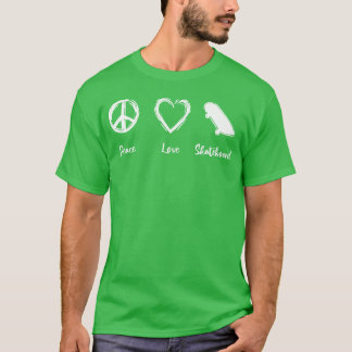 レトロスケートボードラブ Tシャツ