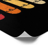 レトロスケートボード スケートボーディング スケーター ポスター (角)