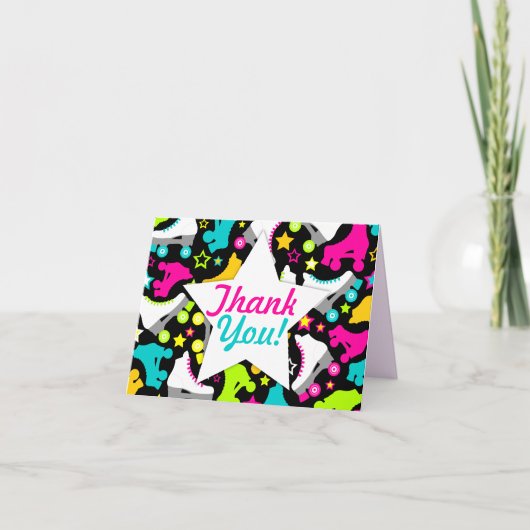 レトロスケート「ありがとうございました」 サンキューカード (正面)