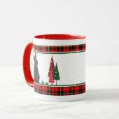 レトロスコッチクリスマスマグ マグカップ (正面左)