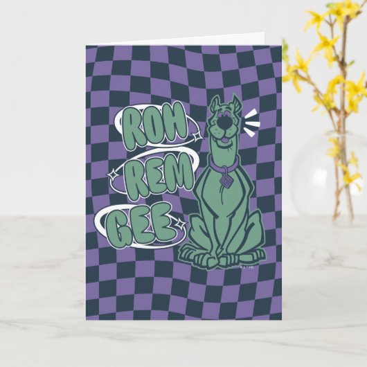 レトロスコビー「OMG」 カード (黄色い花)