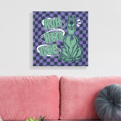 レトロスコビー「OMG」 キャンバスプリント (インサイチュ (リビング))