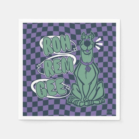 レトロスコビー「OMG」 スタンダードカクテルナプキン (正面)